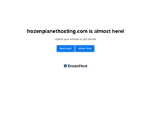 Tablet Screenshot of frozenplanethosting.com